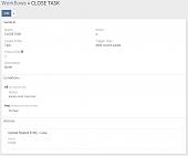 Close Task Workflow