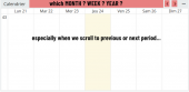 User cannot see which data are displayed (Week ? Month ? Year) when we scroll to next/previous period